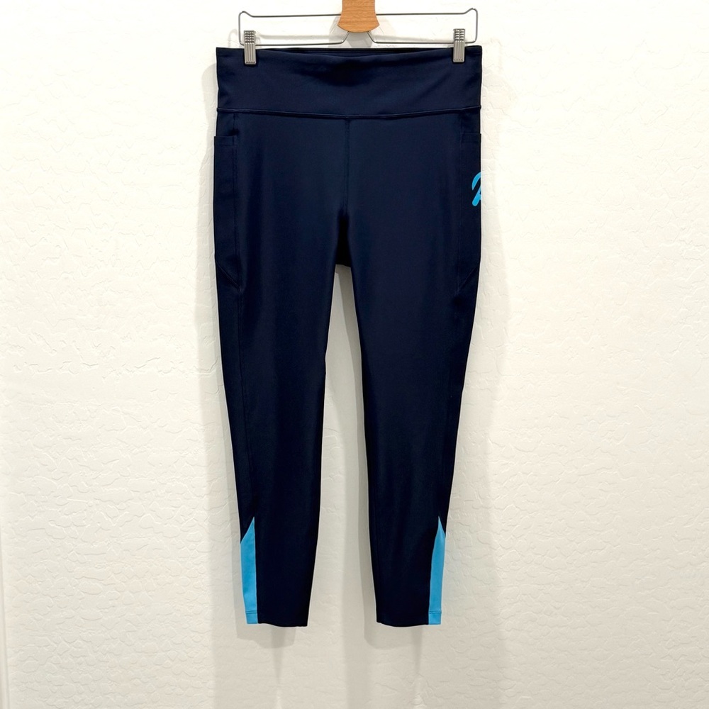 Peloton Women's Push Your Boundaries High-Rise Rib Insert Pocket Legging-XL